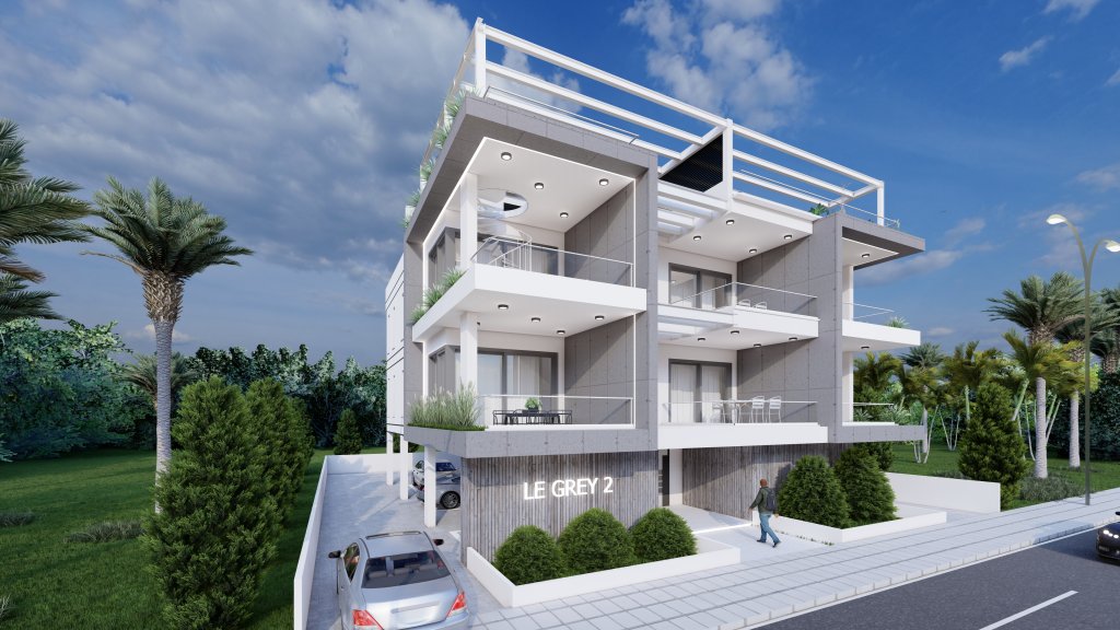 LE GREY 2 contemporary ARLEA residence with landscaped Mediterranean surroundings